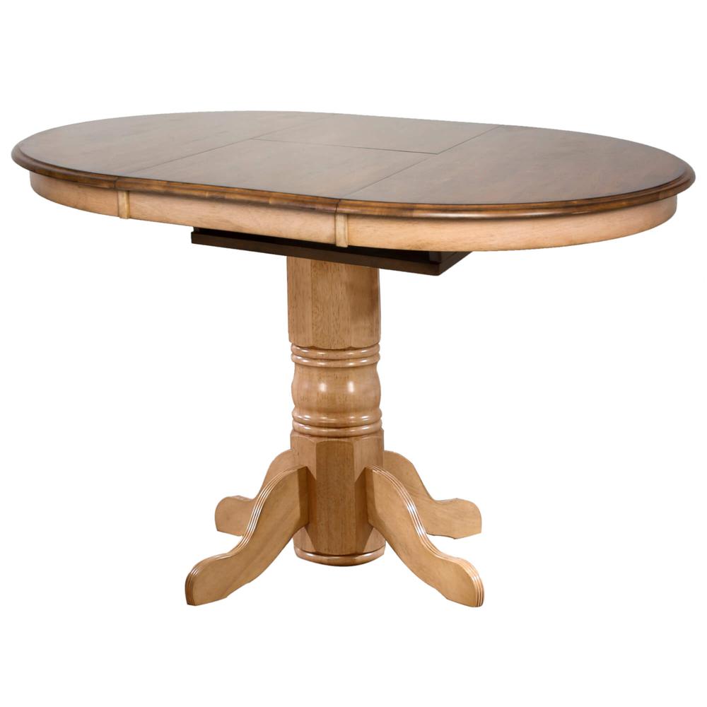 Brook 42" Round or 60" Oval Extendable Butterfly Pub Table. Picture 4