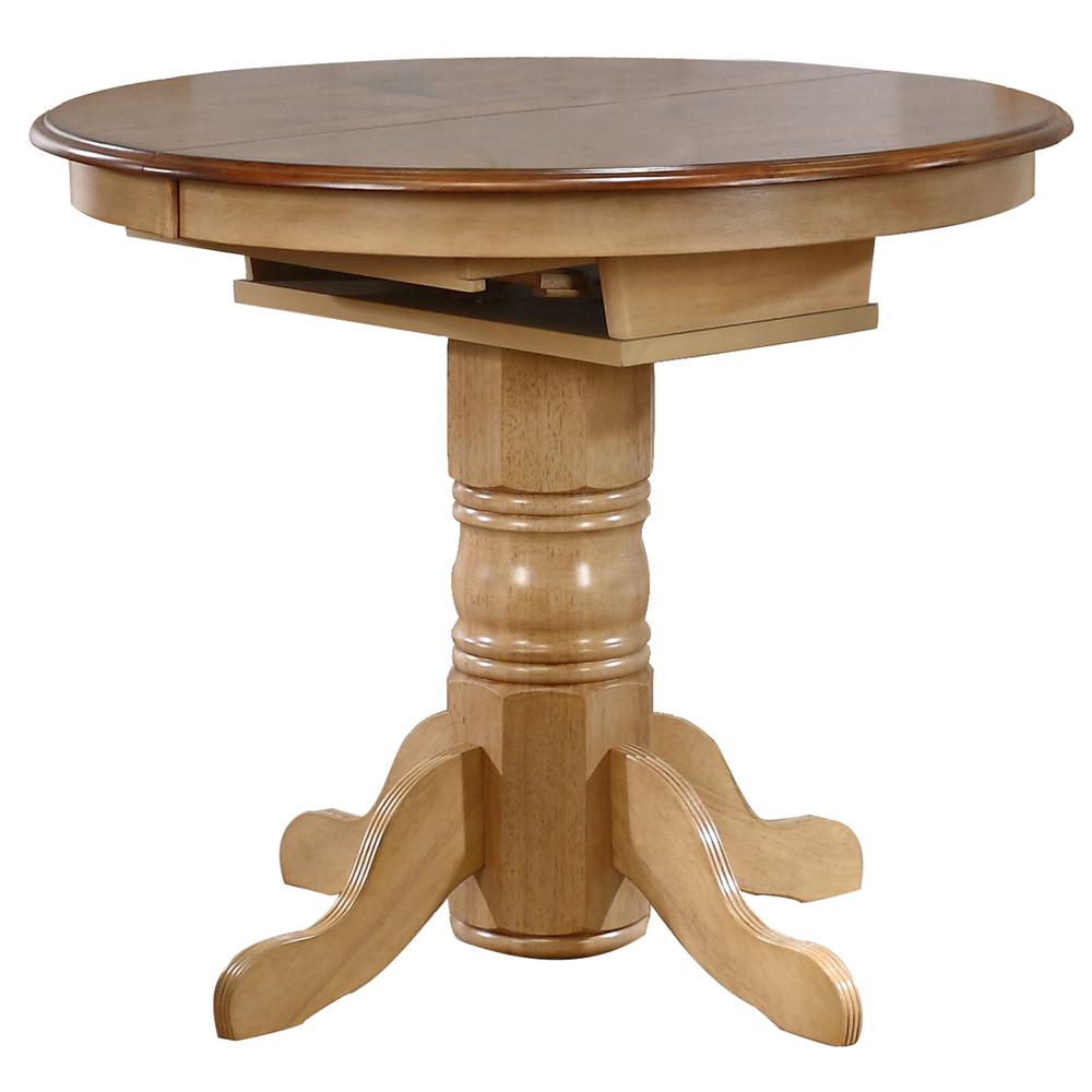 Brook 42" Round or 60" Oval Extendable Butterfly Pub Table. Picture 1