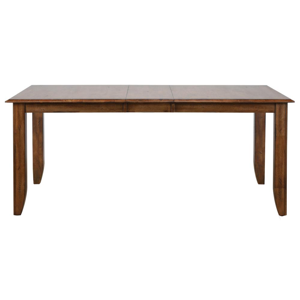 Simply Brook 72" Rectangular Extendable Dining Table. Picture 4