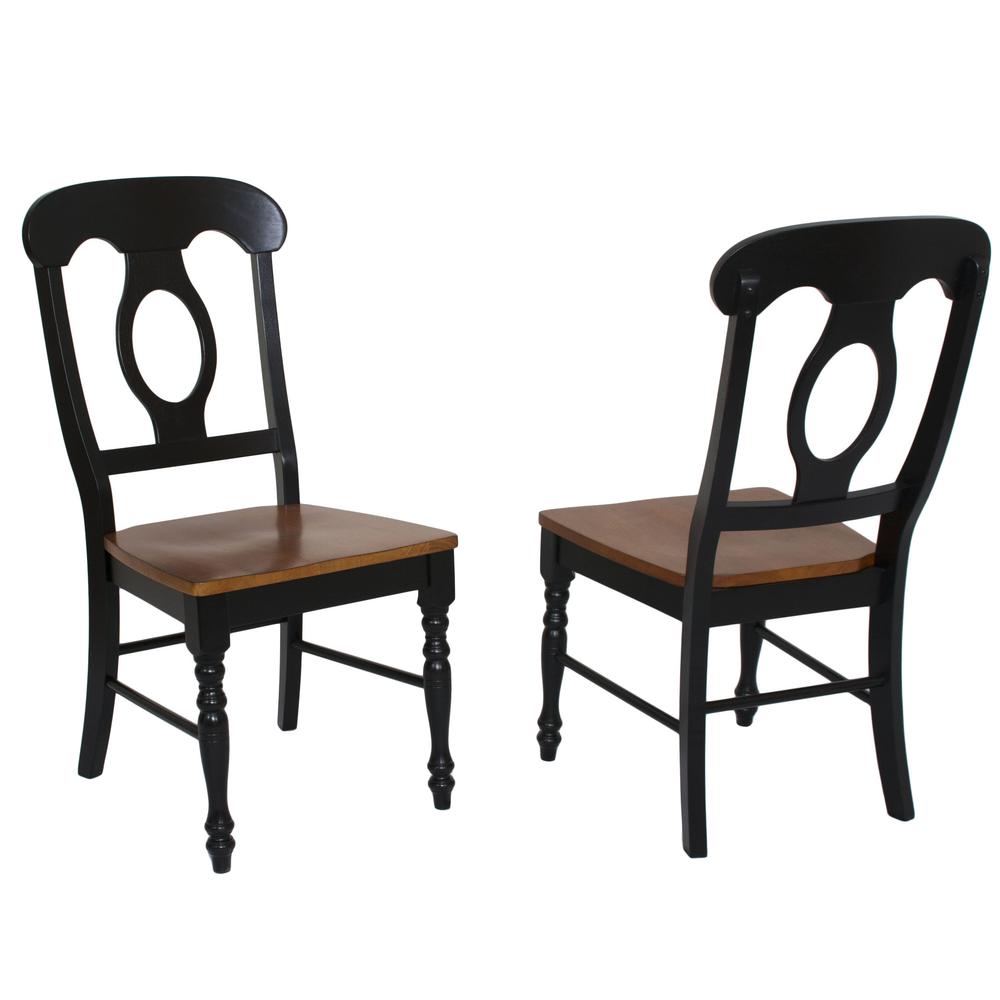 Black Cherry Selections Napoleon Dining Chair. Picture 3