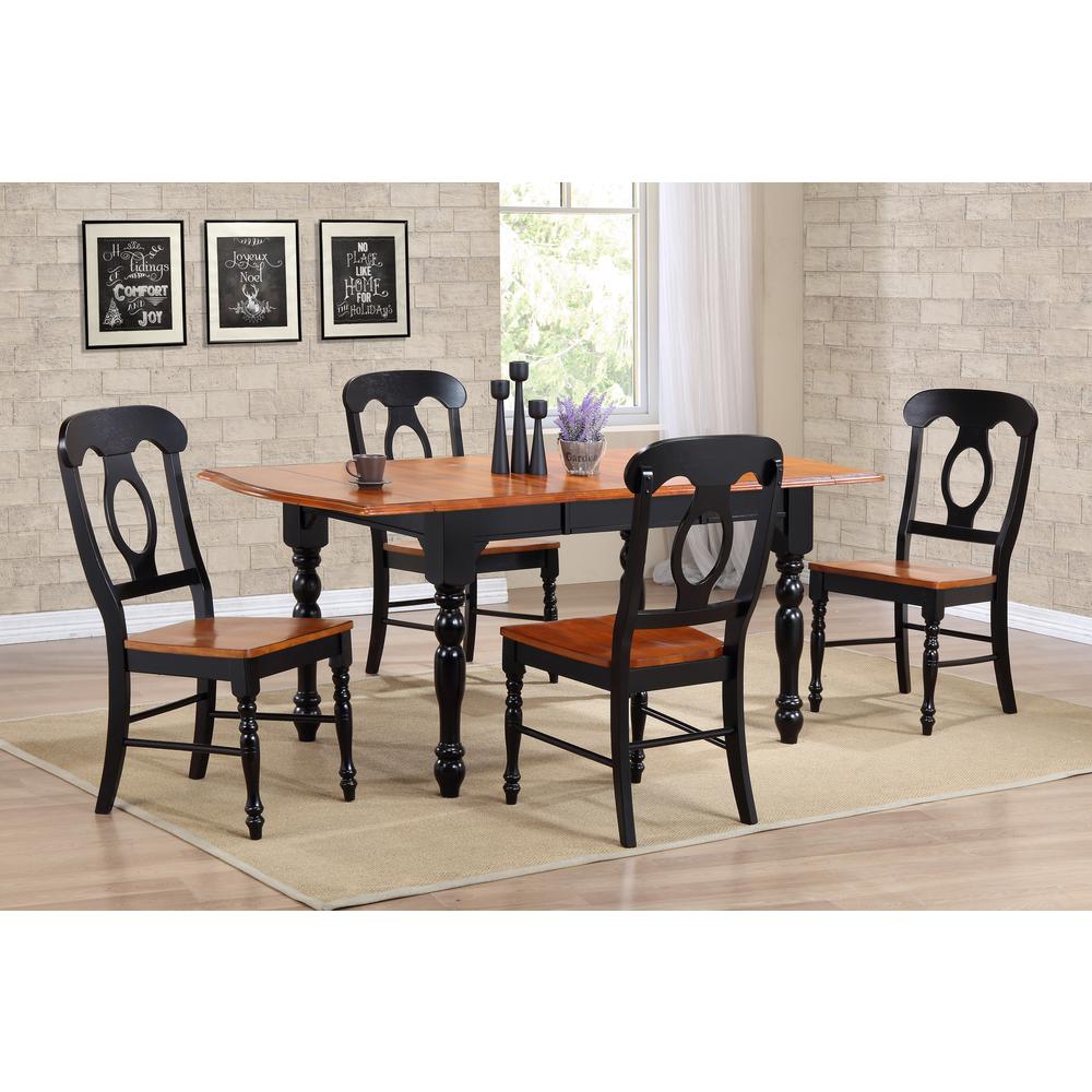 Black Cherry Selections Napoleon Dining Chair. Picture 4