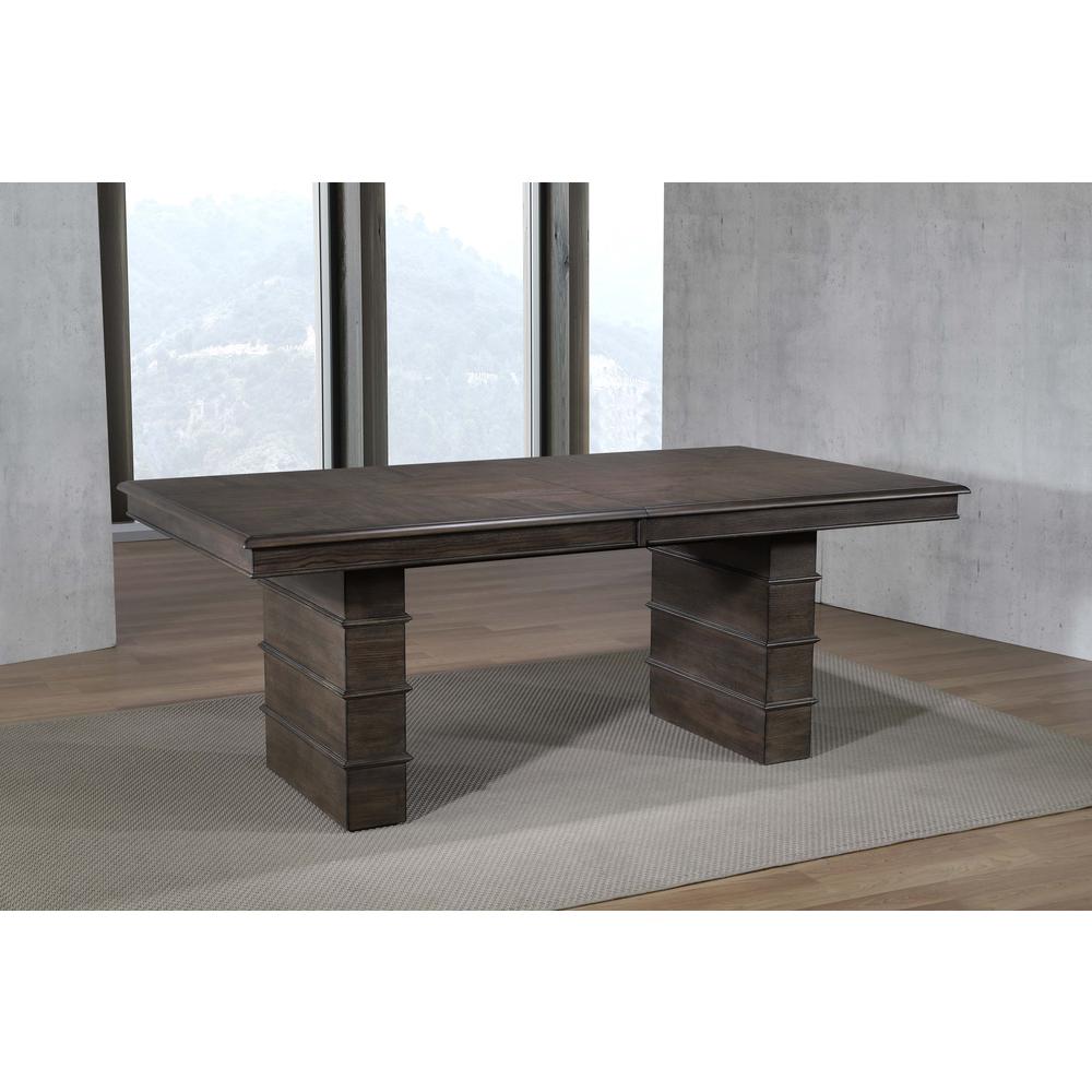Cali 96" Rectangular Extendable Dining Table. Picture 5