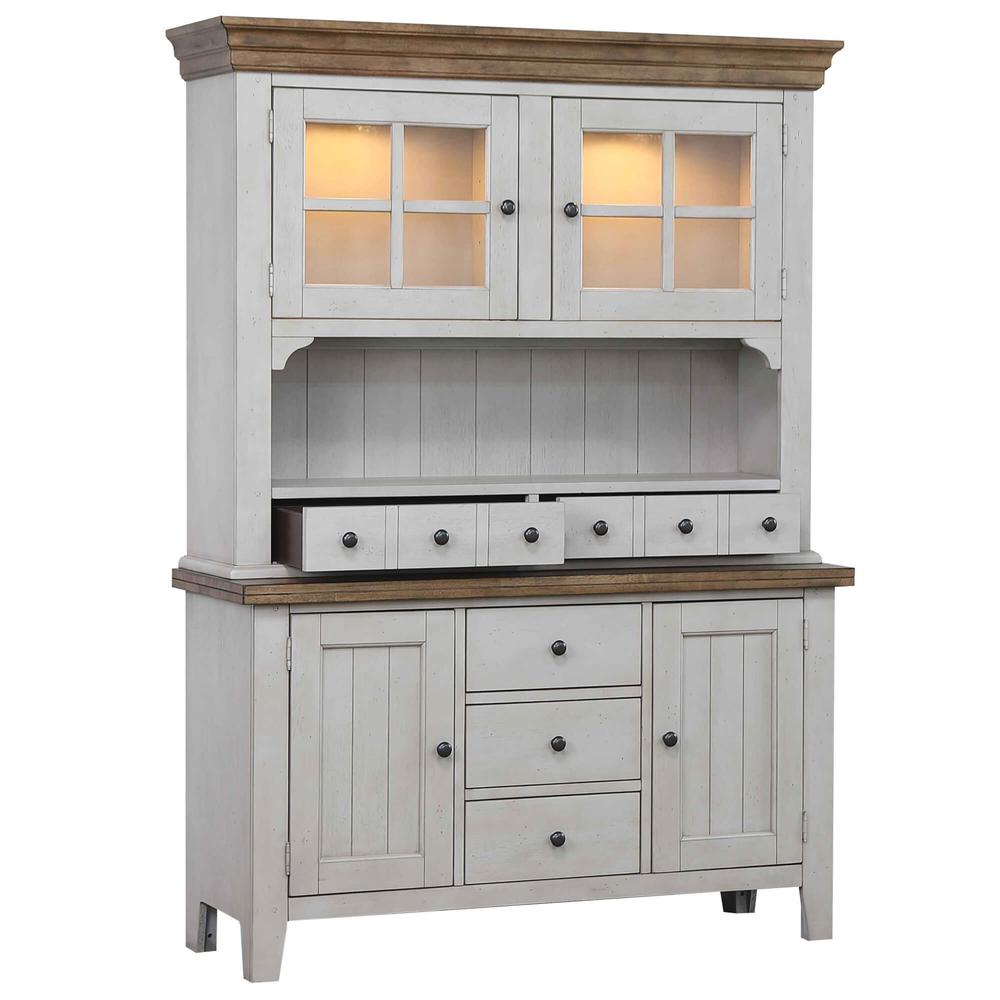 Country Grove Buffet and Lighted Hutch. Picture 6