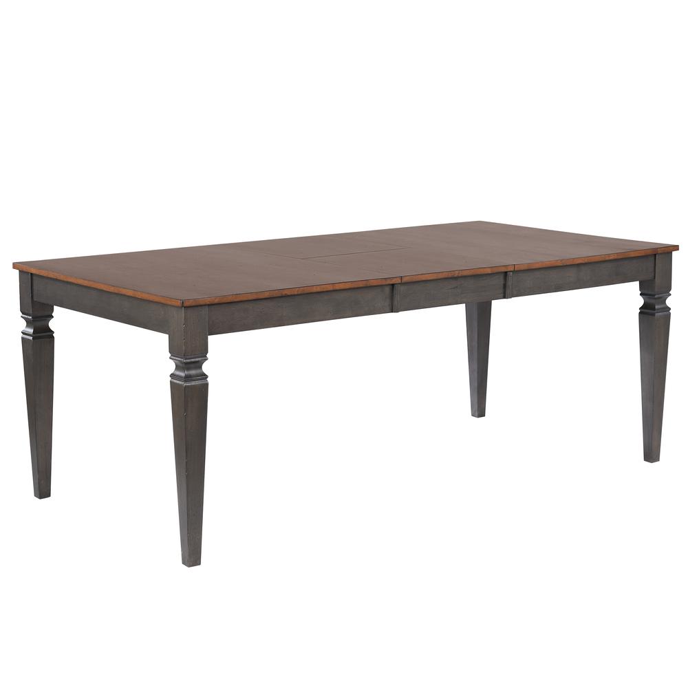 60-78" Rectangular Expandable Butterfly Leaf Dining Table. Picture 8