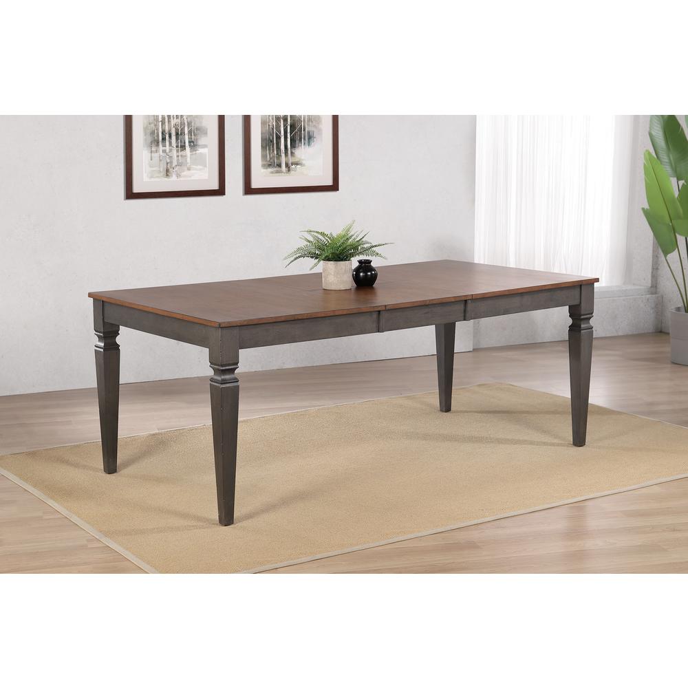 60-78" Rectangular Expandable Butterfly Leaf Dining Table. Picture 3