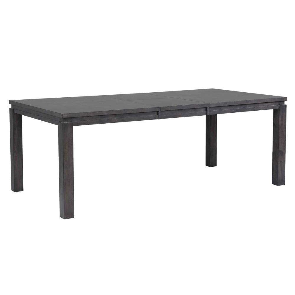 Shades of Gray 82" Rectangular Extendable Dining Table. Picture 5