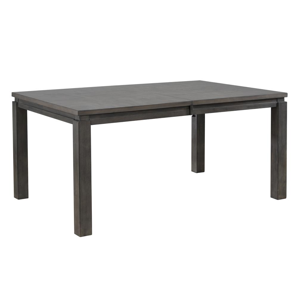 Shades of Gray 82" Rectangular Extendable Dining Table. Picture 2