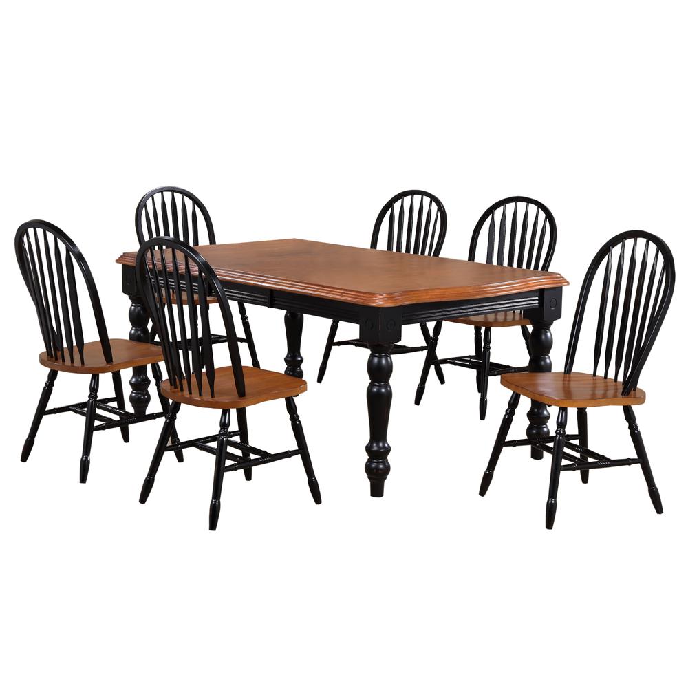 Dining Set with Arrowback Windsor Chairs. Picture 6