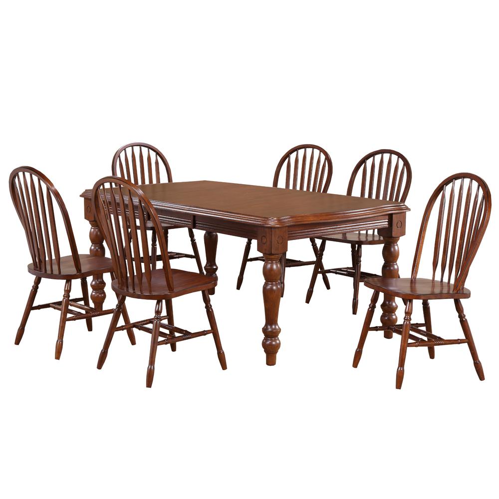 Dining Set with Arrowback Windsor Chairs. Picture 3