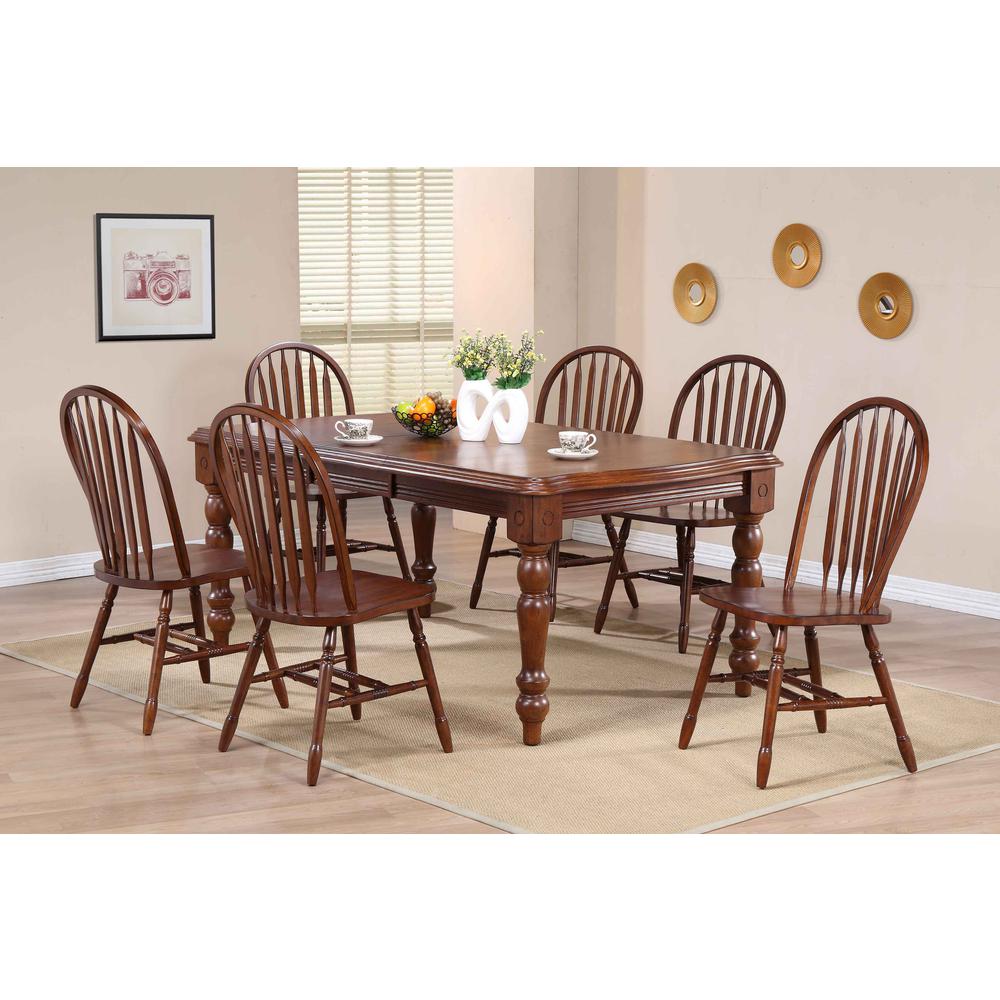 Dining Set with Arrowback Windsor Chairs. Picture 2