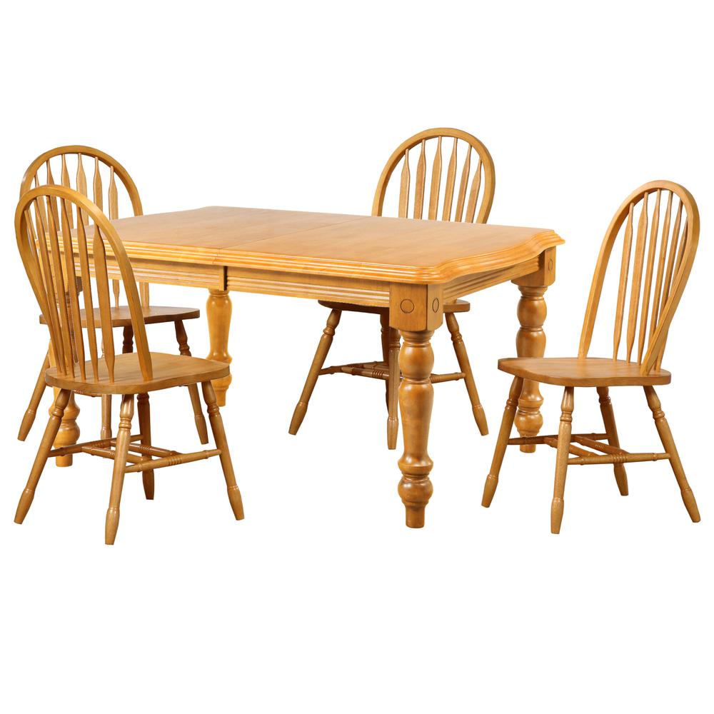 Dining Set with Arrowback Windsor Chairs. Picture 5