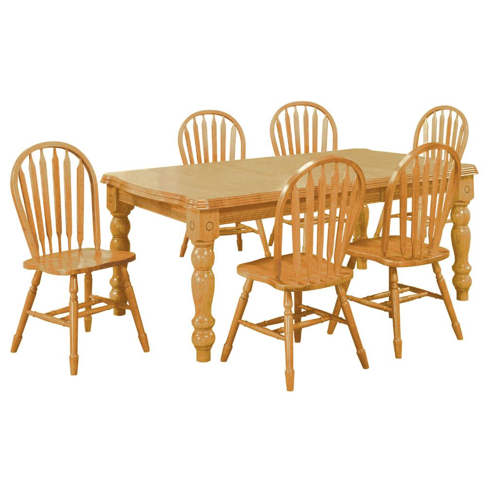 Dining Set with Arrowback Windsor Chairs. Picture 3