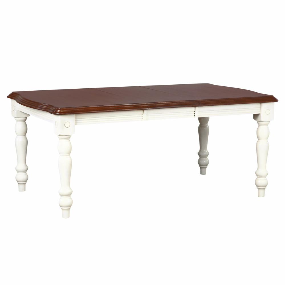 Andrews 56-72" Rectangular Extendable Dining Table. Picture 4