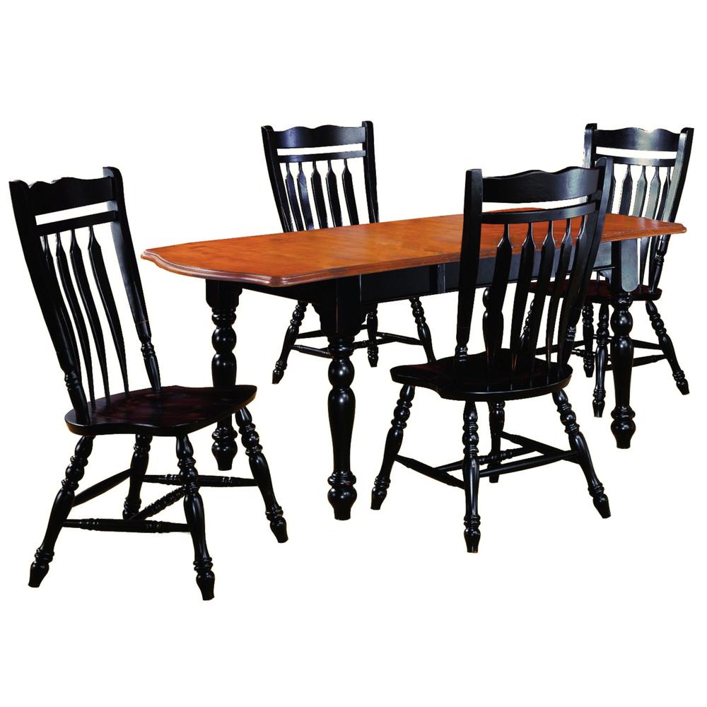 Dining Table Set with 4 Aspen Chairs. Picture 2