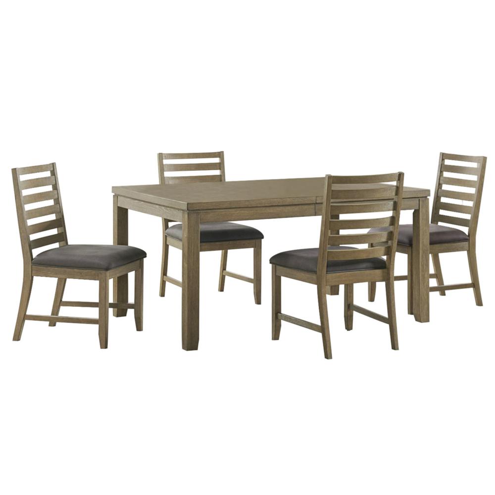 Saunders 5PC Extendable Dining Table Set. Picture 1