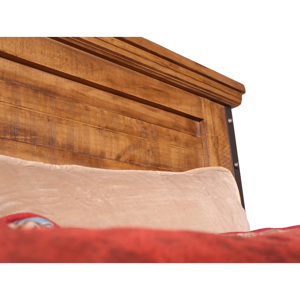 Rustic City Queen Size Headboard. Picture 4