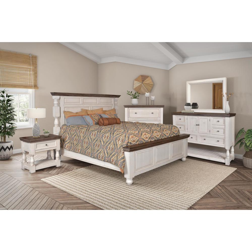 Rustic French 5 Piece King Bedroom Set. Picture 2
