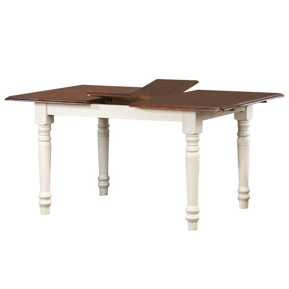 Andrews 60" Rectangular Extendable Butterfly Leaf Dining Table. Picture 2
