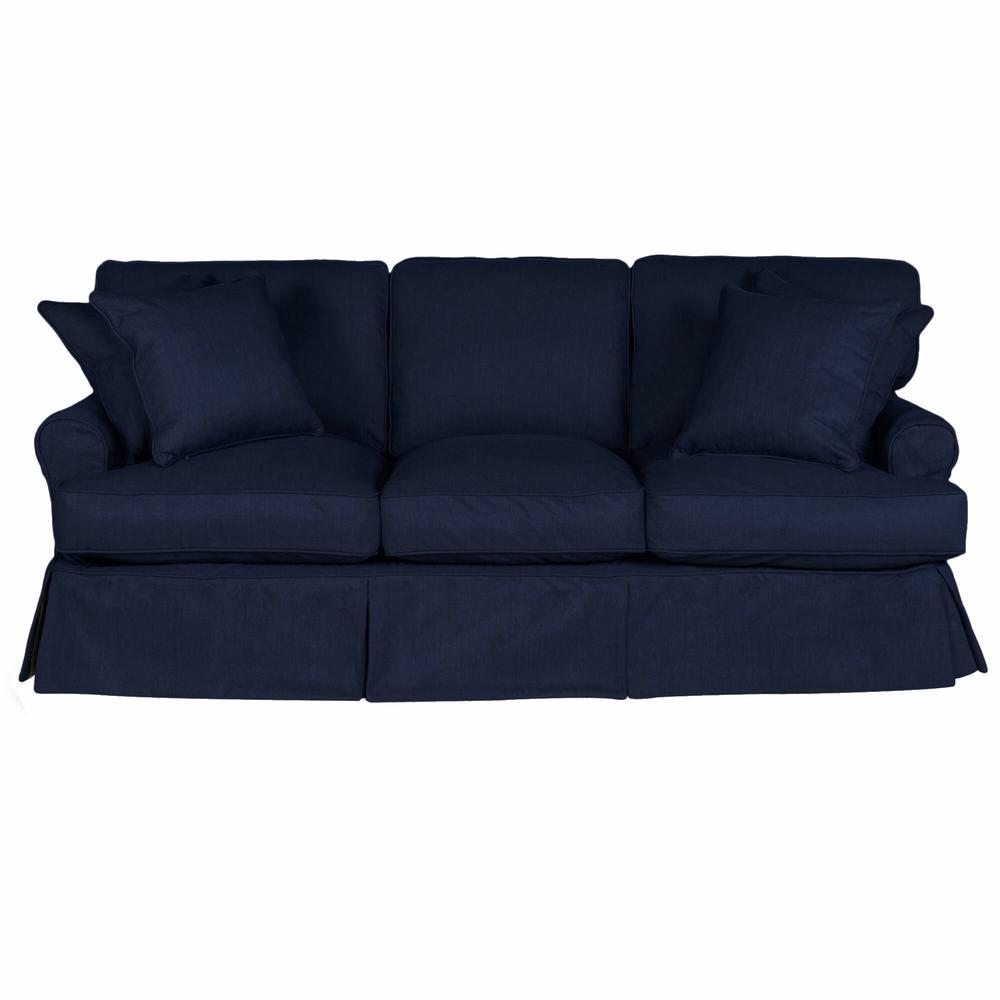 Horizon T-Cushion Slipcovered Sofa. Picture 5