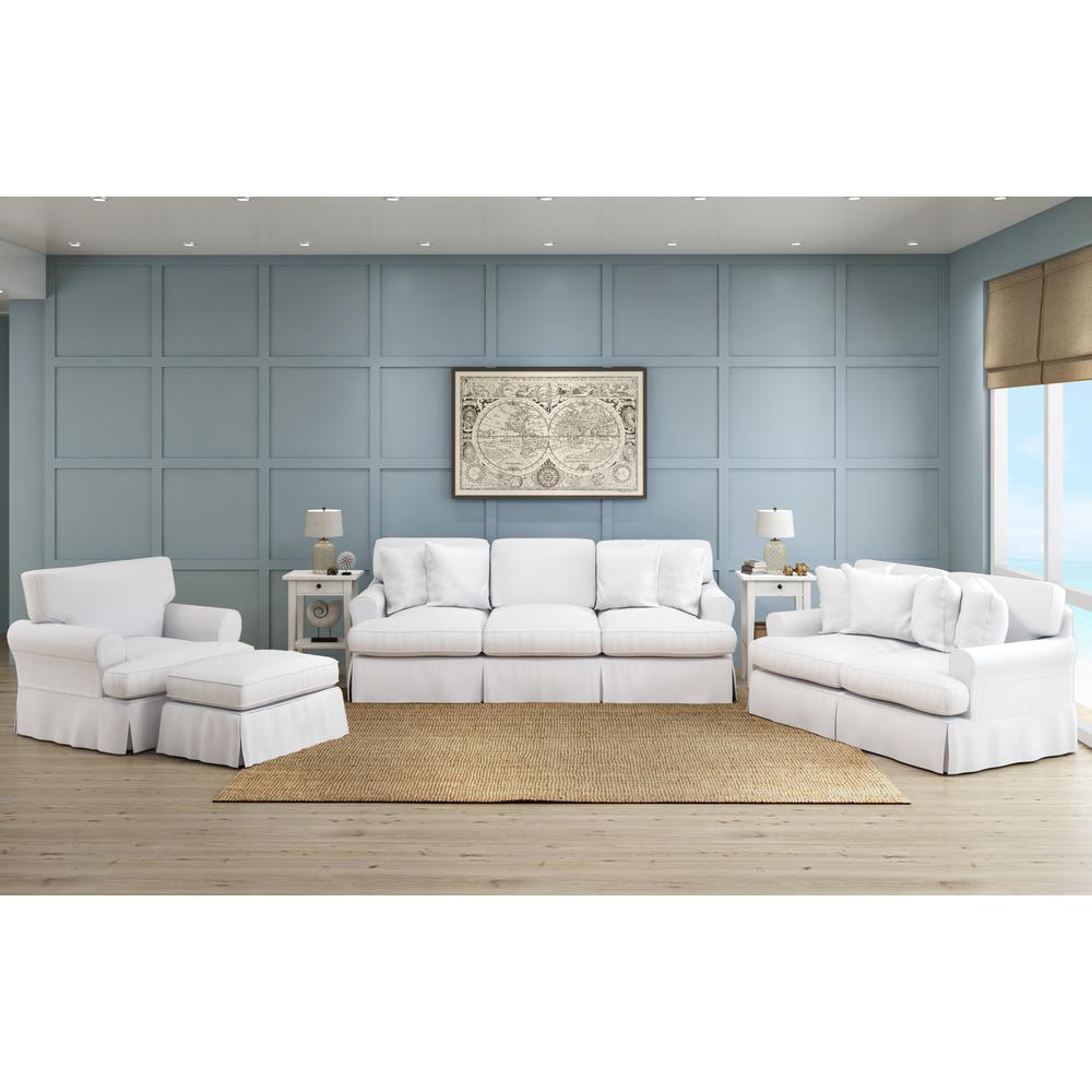 Horizon 4 Piece Slipcovered Living Room Set. Picture 2