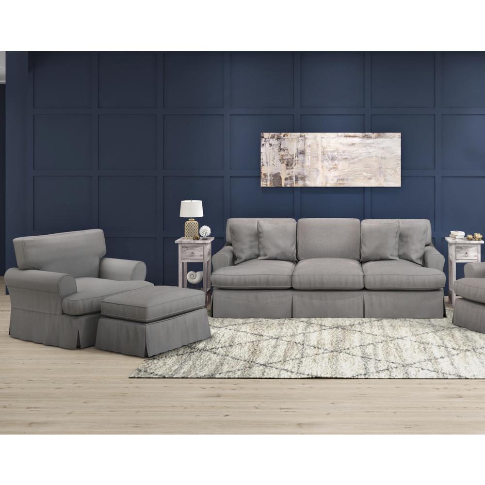 Horizon 3 Piece Slipcovered Living Room Set. Picture 2