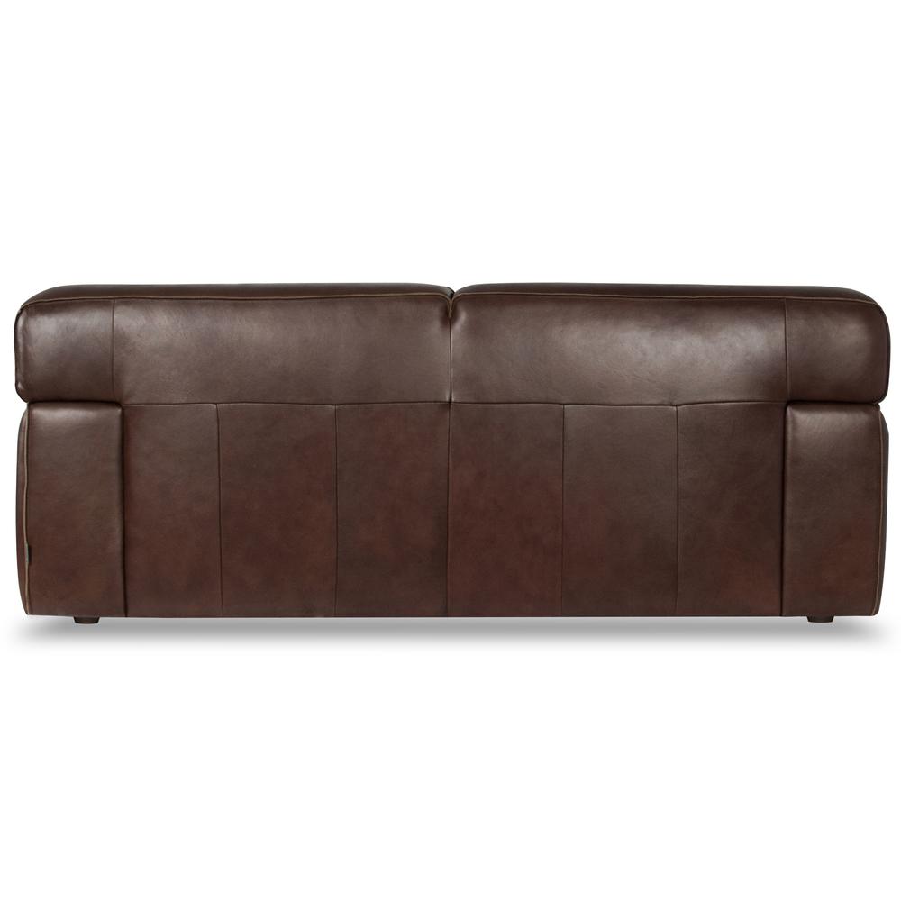 Milan Leather Loveseat. Picture 2