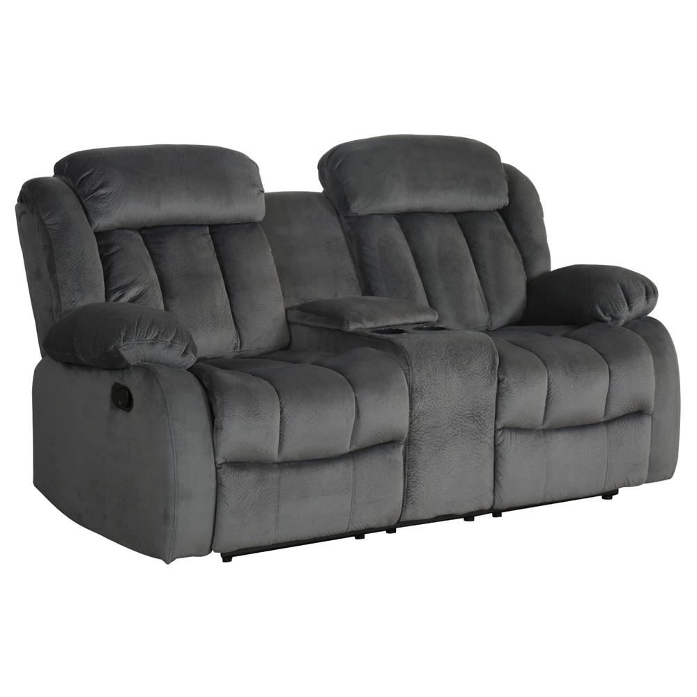 Sunset Trading Madison Reclining Loveseat with Console. Picture 4