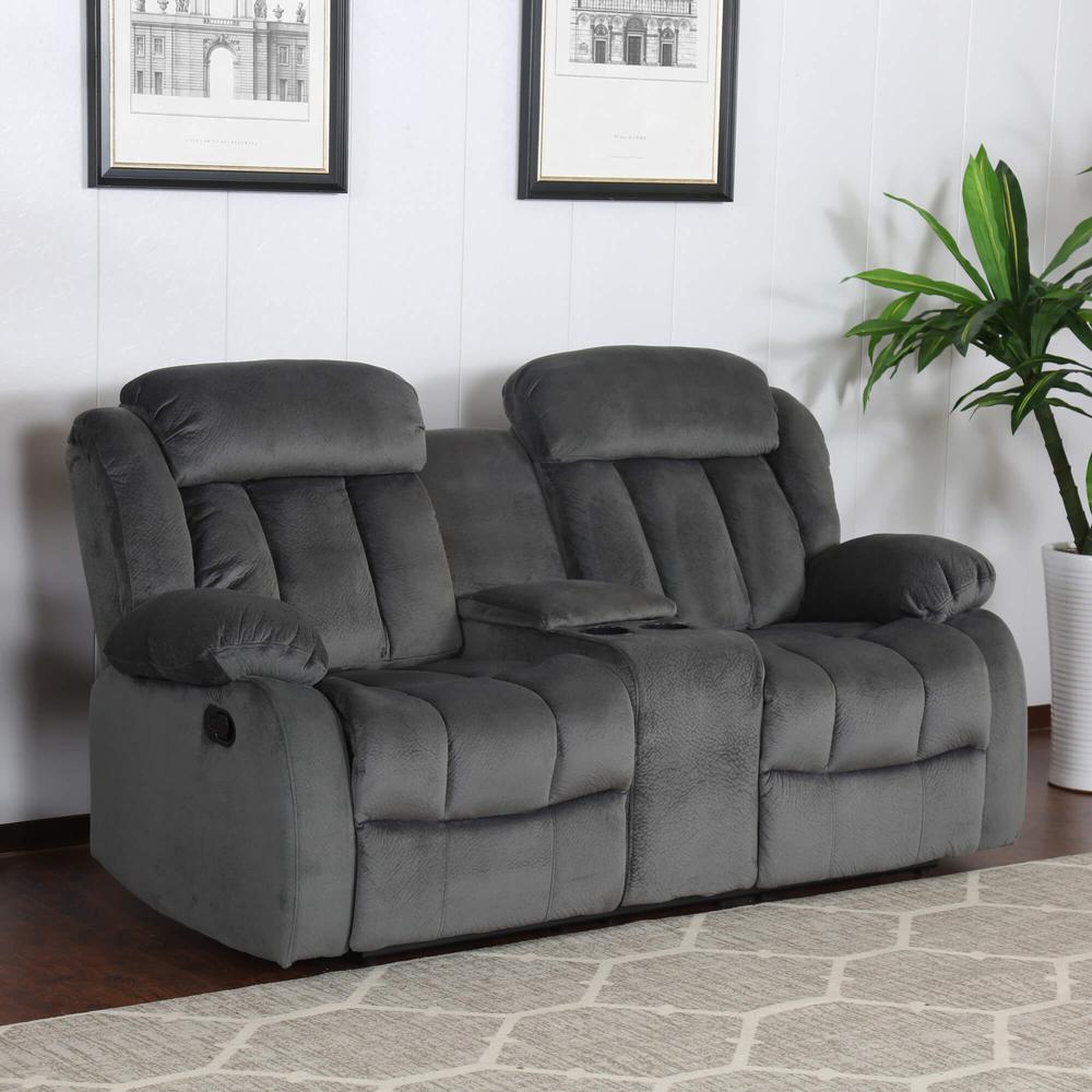 Sunset Trading Madison Reclining Loveseat with Console. The main picture.