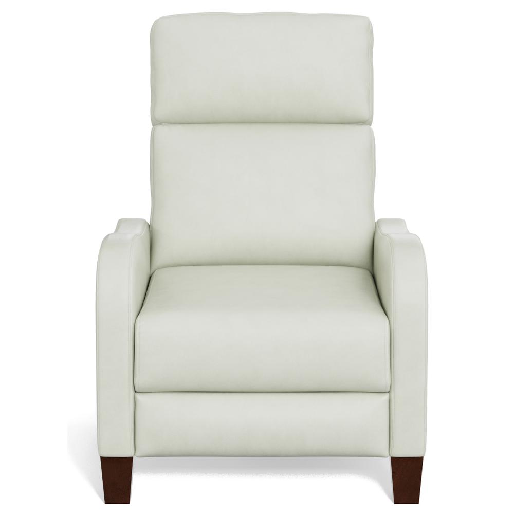 Sunset Trading Dana Pushback Leather Recliner | Pearl White. Picture 2