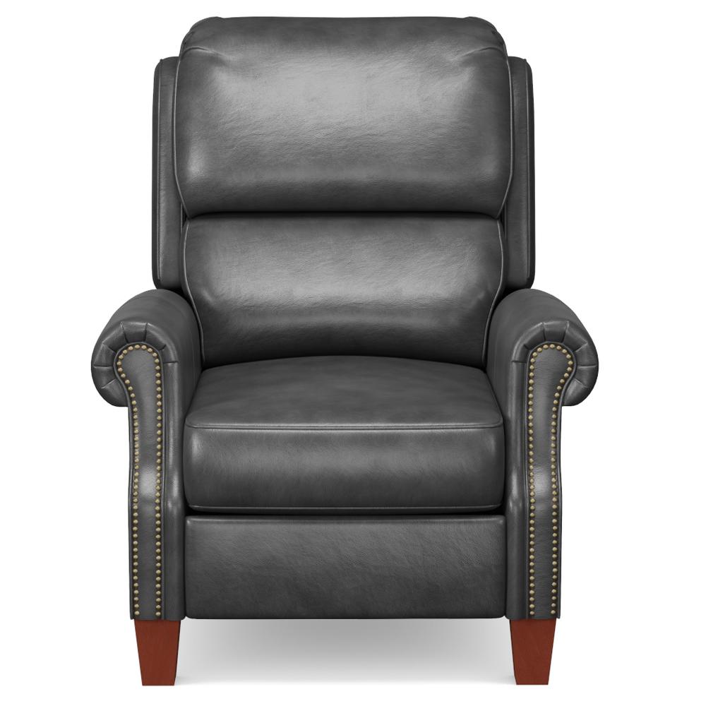 Alexander Pushback Leather Recliner. Picture 2