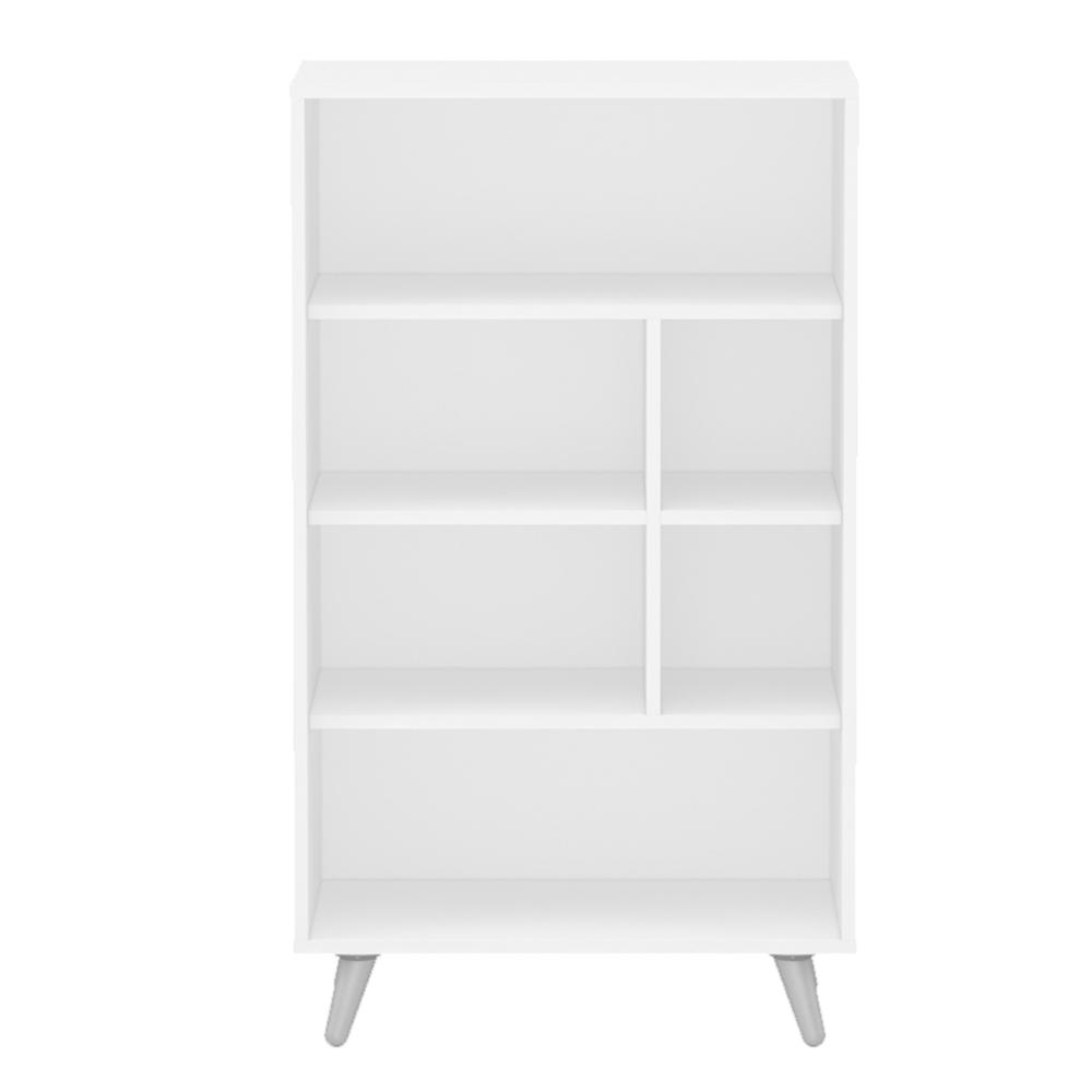 Bristol 4 Shelf Bookcase - White. Picture 2