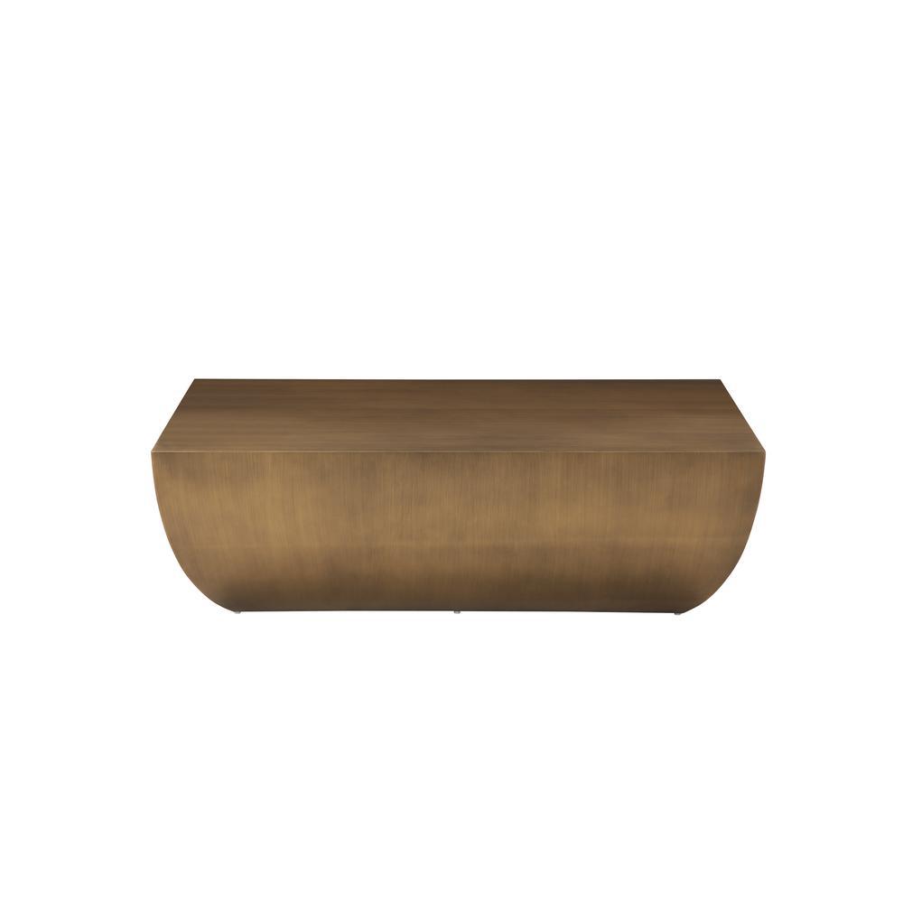 Vincent Coffee Table in Brushed Brass. Picture 1