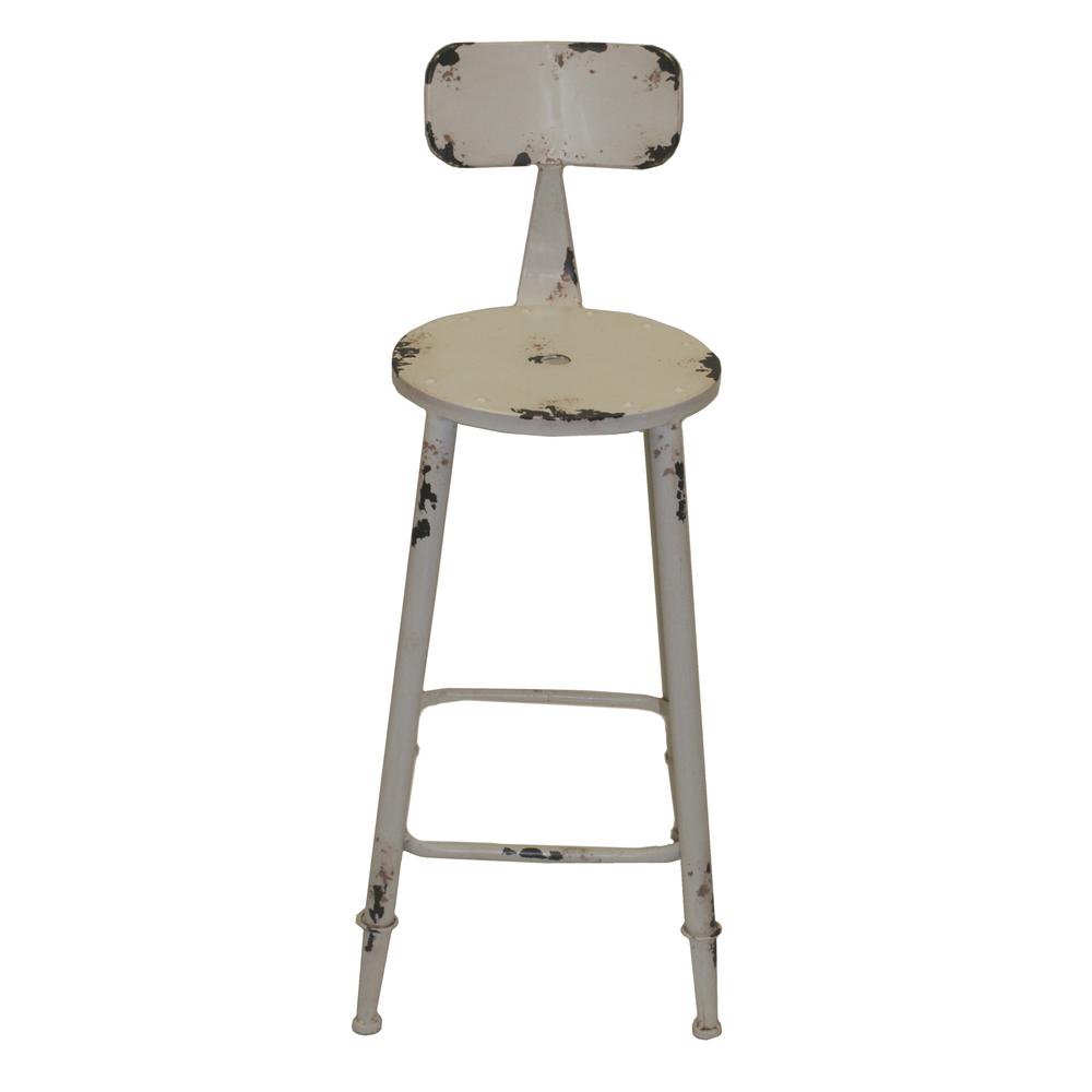 Alexander Counter Stool White. Picture 1
