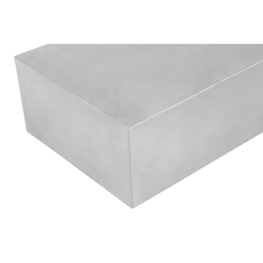 Bev Coffee Table in Light Gray Concrete. Picture 6