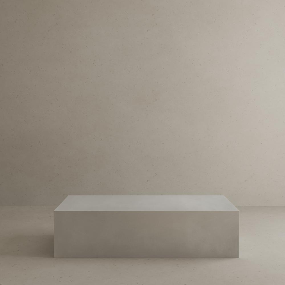 Bev Coffee Table in Light Gray Concrete. Picture 4