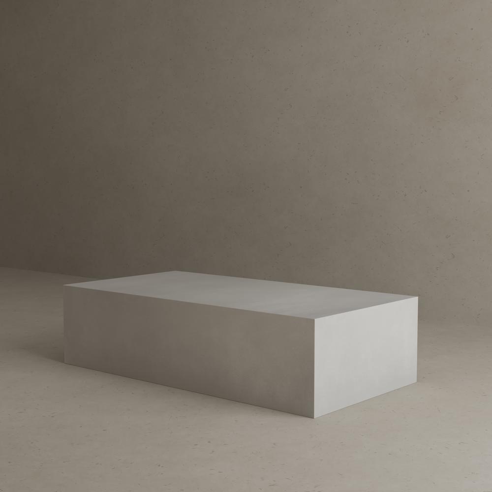 Bev Coffee Table in Light Gray Concrete. Picture 5