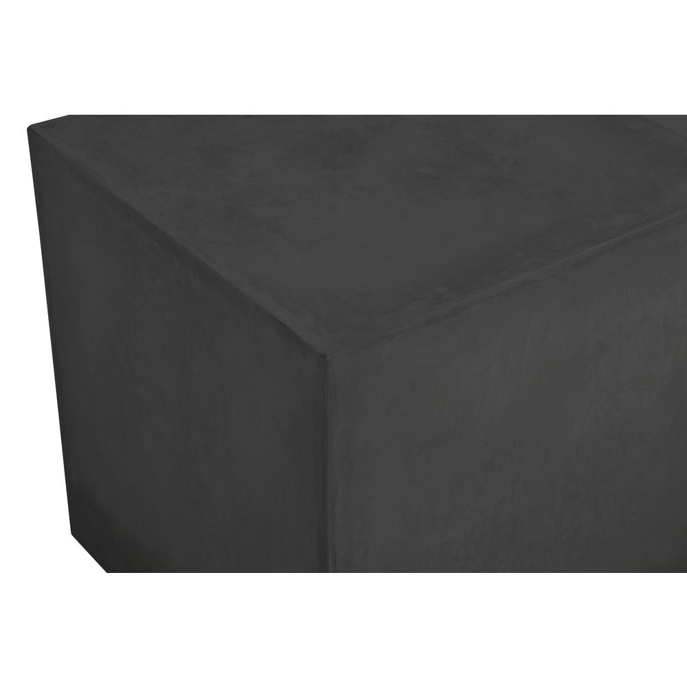 Bev Large Side Table in Black Concrete. Picture 4