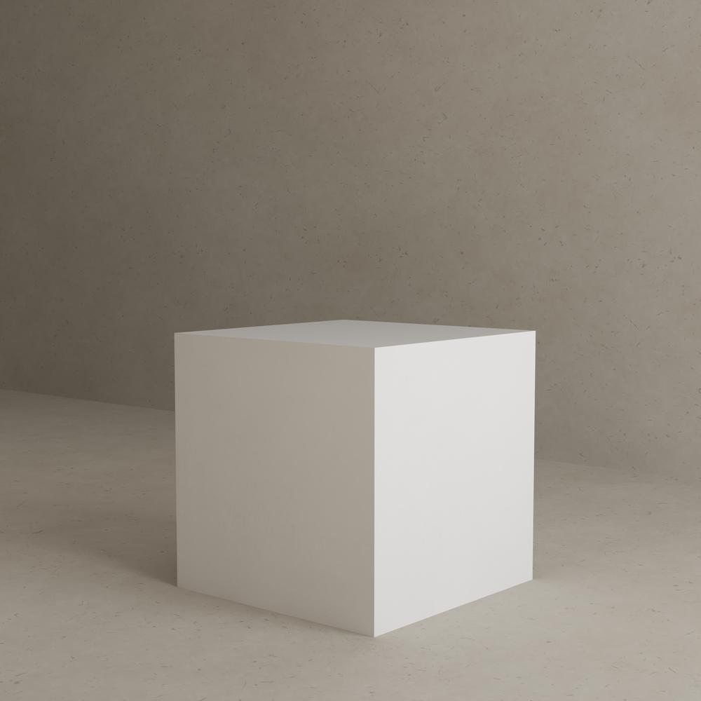Bev Large Side Table in Ivory Concrete. Picture 6
