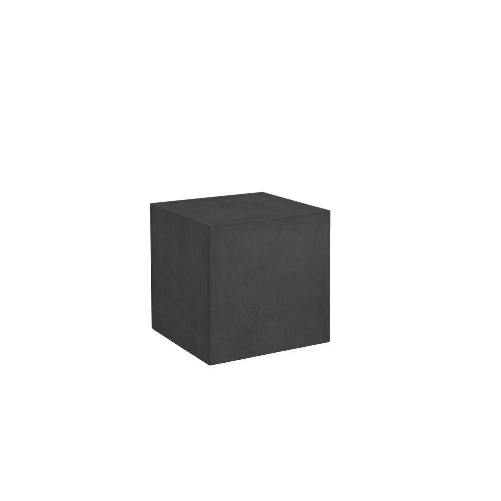 Bev Small Side Table in Black Concrete. Picture 2