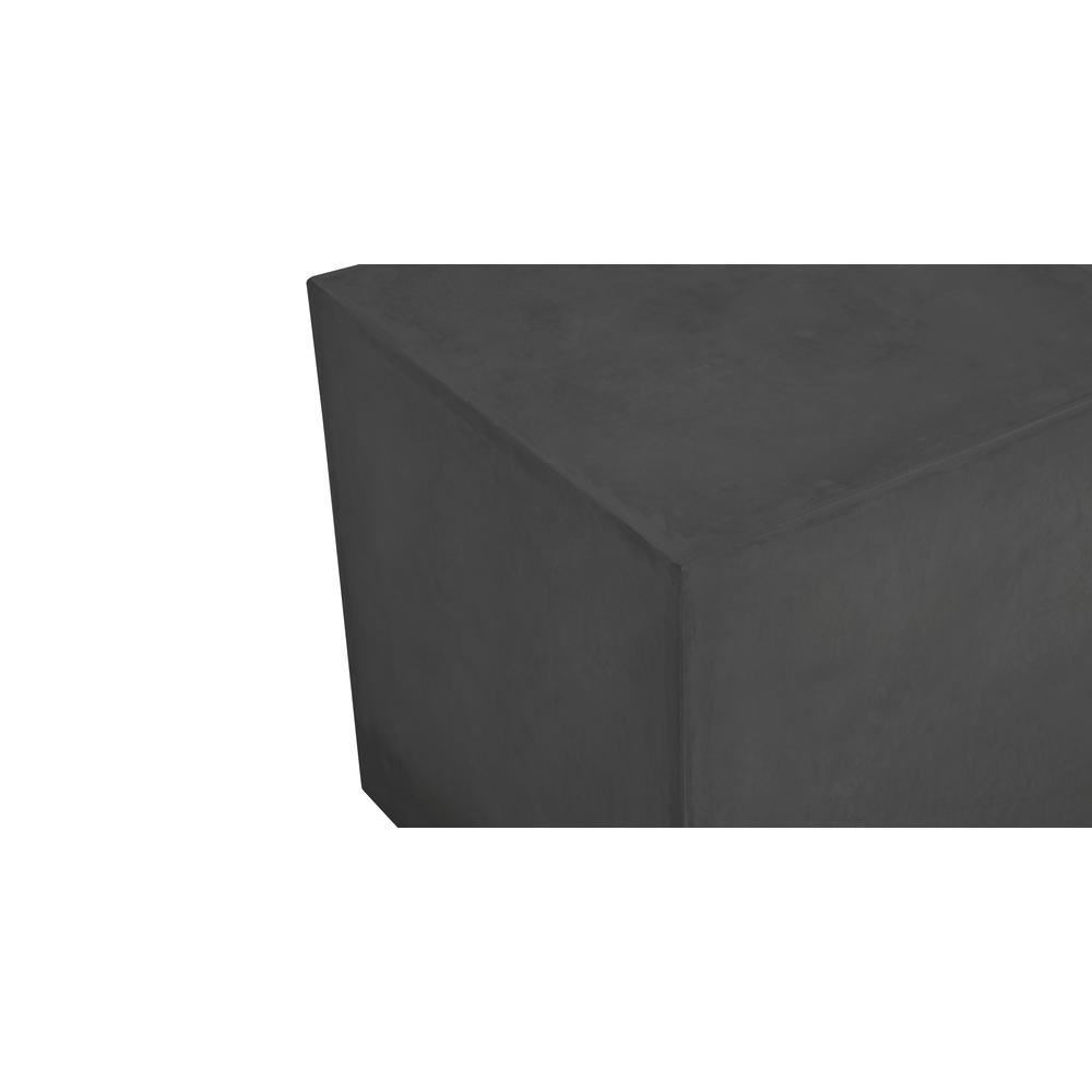 Bev Small Side Table in Black Concrete. Picture 4