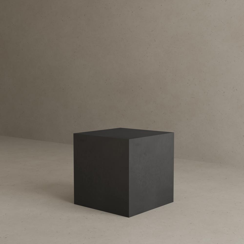 Bev Small Side Table in Black Concrete. Picture 6