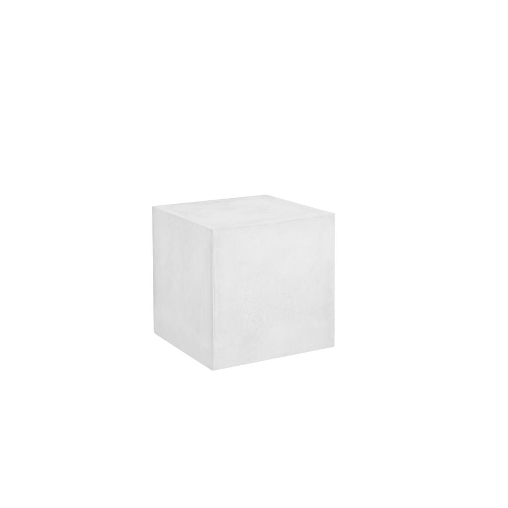 Bev Small Side Table in Ivory Concrete. Picture 2