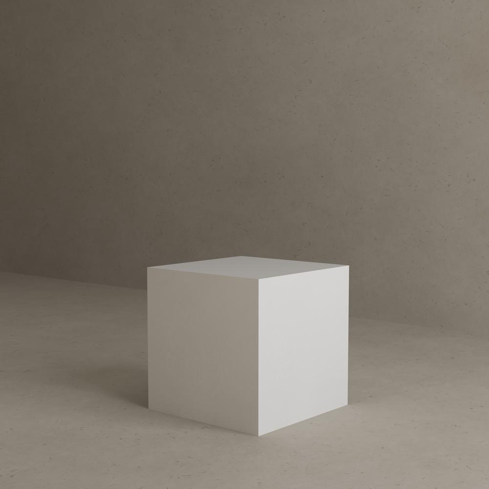 Bev Small Side Table in Ivory Concrete. Picture 7