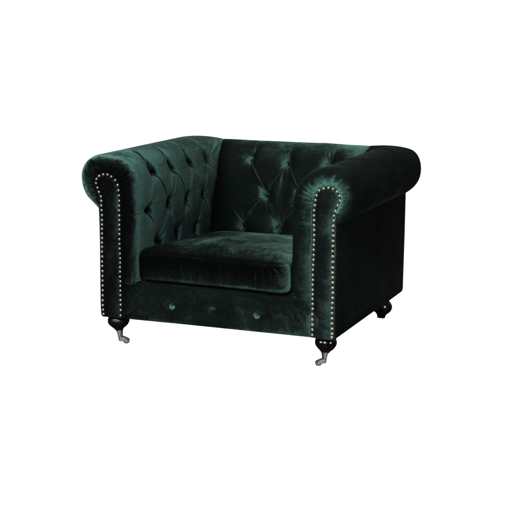 Foy 1 Couch Silver Green. Picture 1