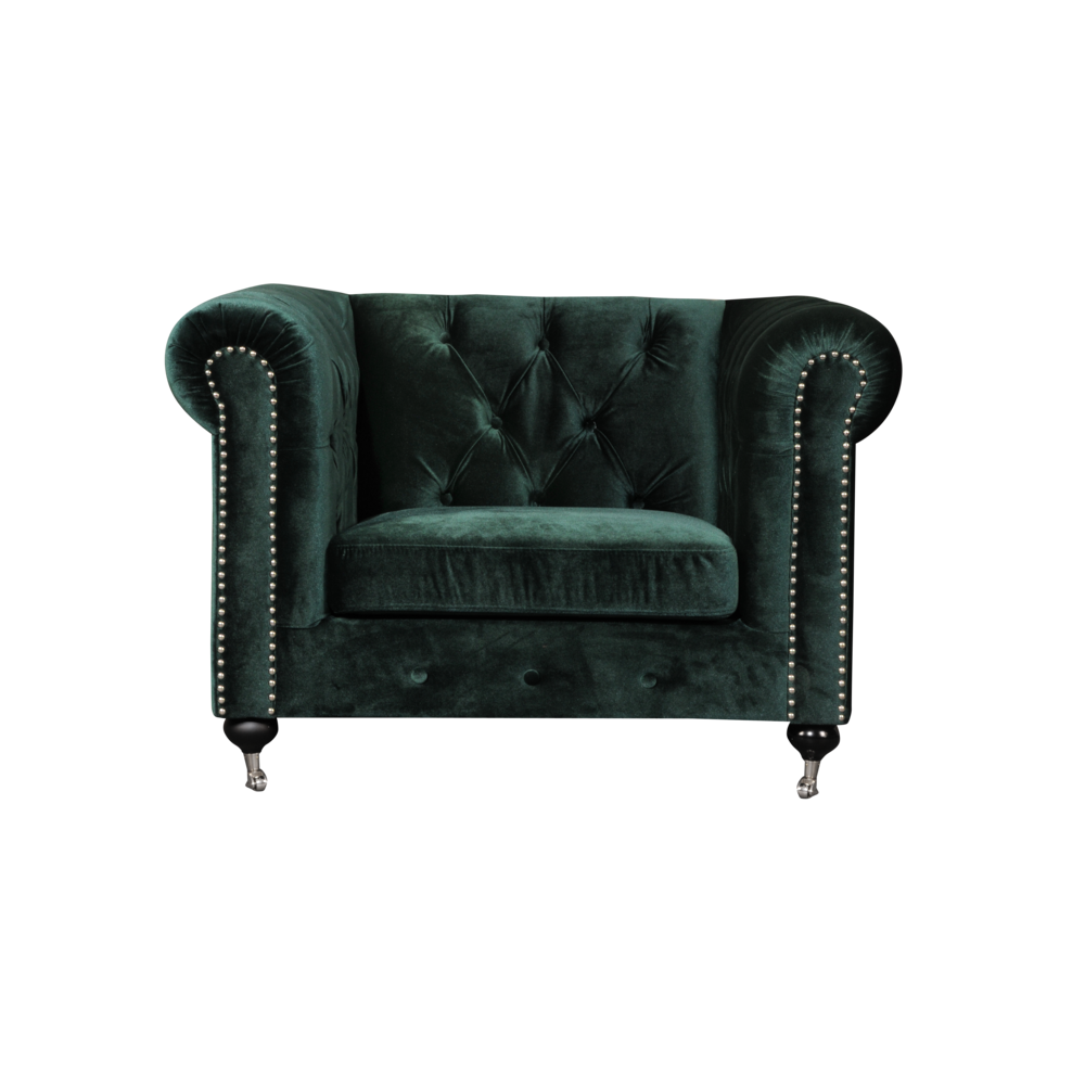 Foy 1 Couch Silver Green. Picture 2