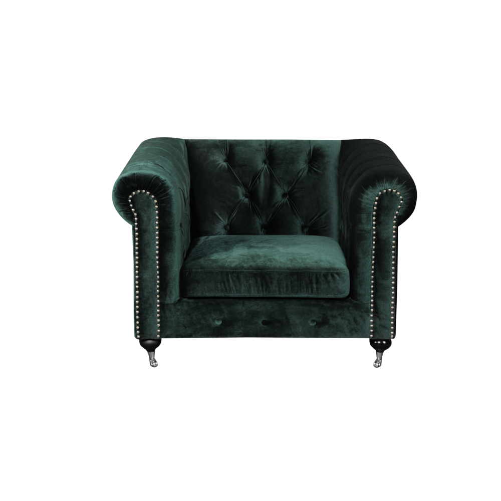 Foy 1 Couch Silver Green. Picture 3