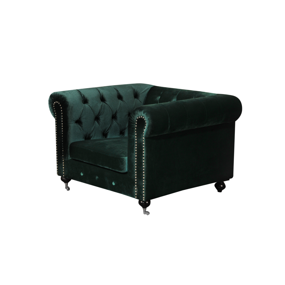 Foy 1 Couch Silver Green. Picture 4