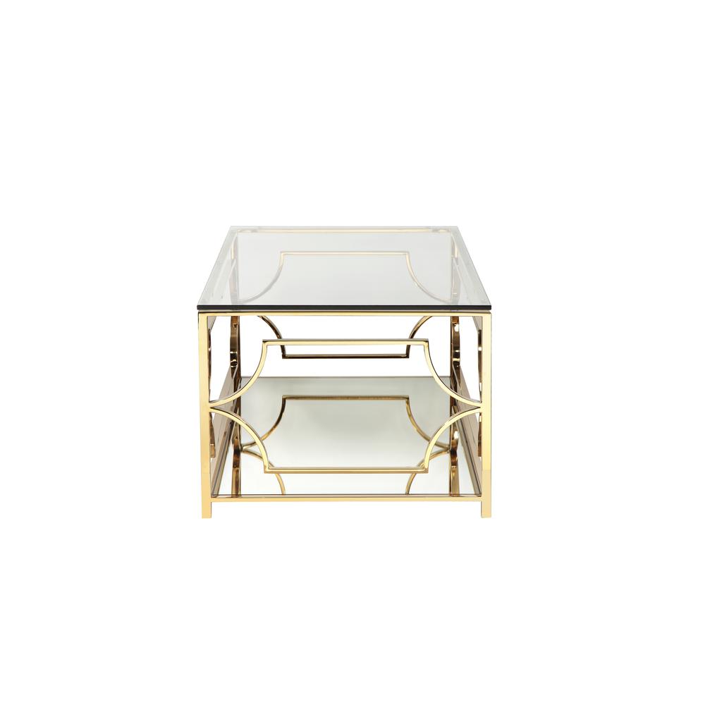 Bristol Rectangle Coffee Table Gold. Picture 4