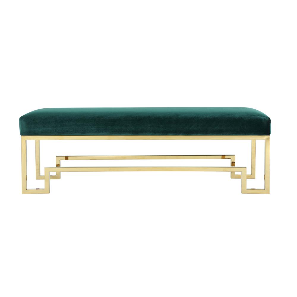 Bronson Bench Gold Green. Picture 2