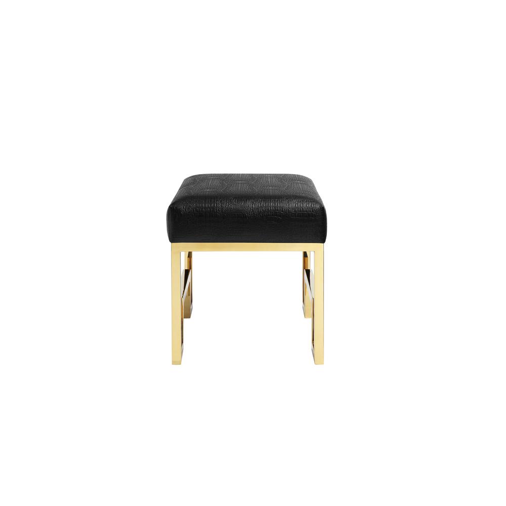 Bronson Stool Gold Black. Picture 2